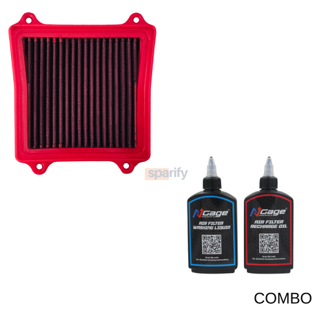 NGAGE Hyper Flow Air Filter for Bajaj Dominar 400 / Dominar 250 / NS 200 / NS 160 - NGAGE POWERPARTS