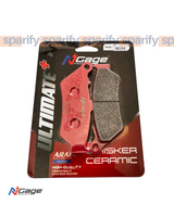 RE INTERCEPTOR 650- CONTINENTAL GT 650 | front whisker ceramic Ultimate + brake pads | NGAGE POWERPARTS