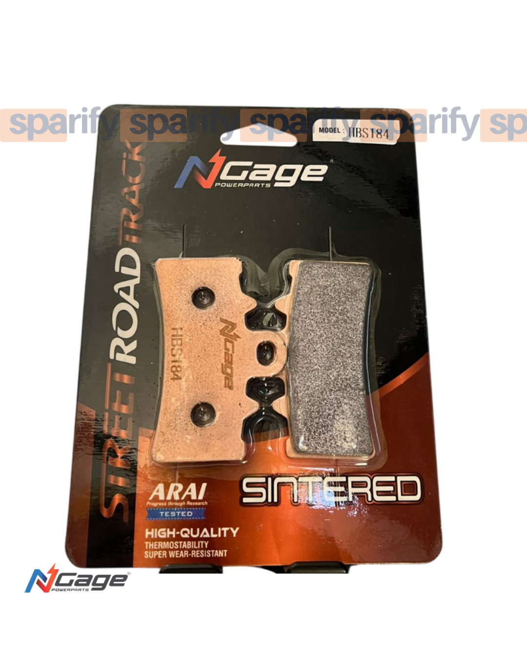 TRIUMPH SPEED 400 / SCRAMBLER 400 X | front sintered brake pads | NGAGE POWERPARTS - ARAI Certified for Extreme Performance