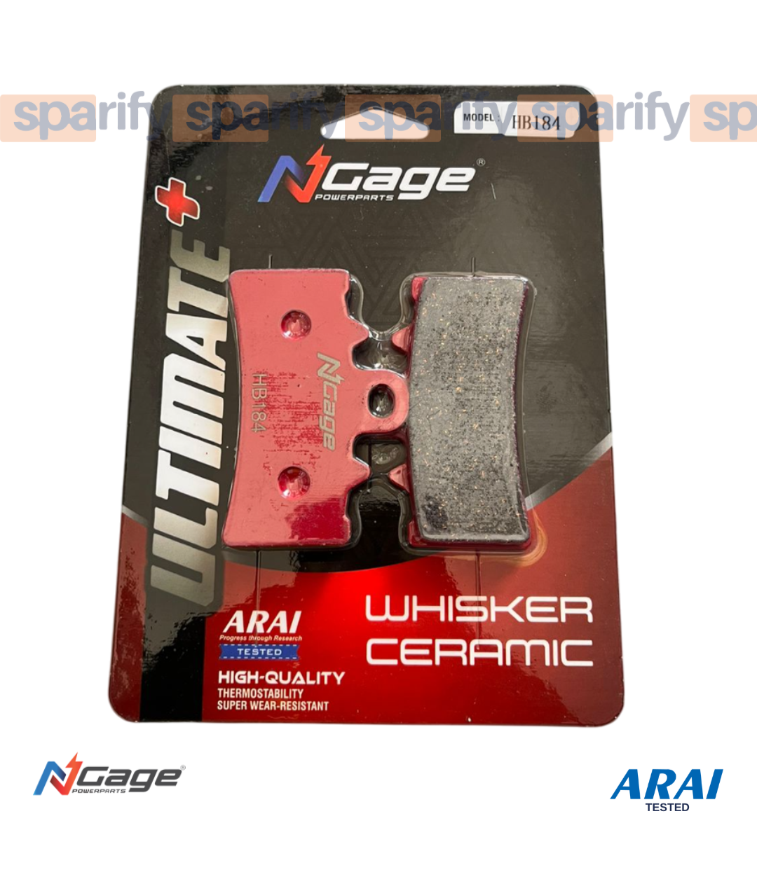 KTM RC 125/200/390 |front whisker ceramic Ultimate + brake pads | NGAGE POWERPARTS