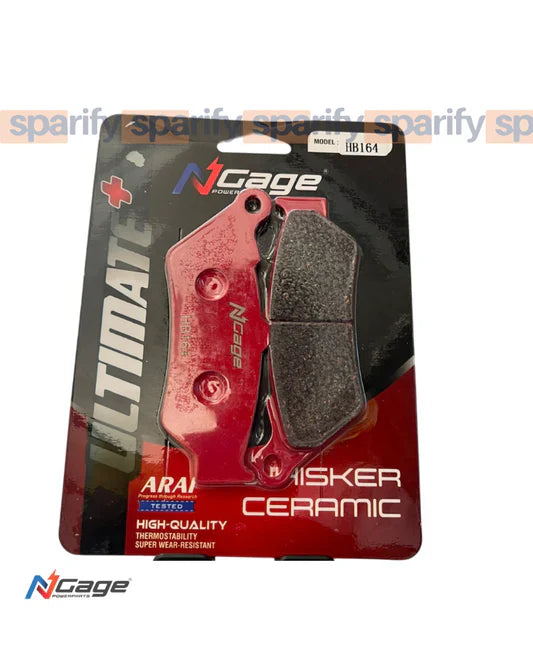 RE INTERCEPTOR 650 - CONTINENTAL GT 650 |front and rear whisker ceramic Ultimate + brake pads | NGAGE POWERPARTS - COMBO