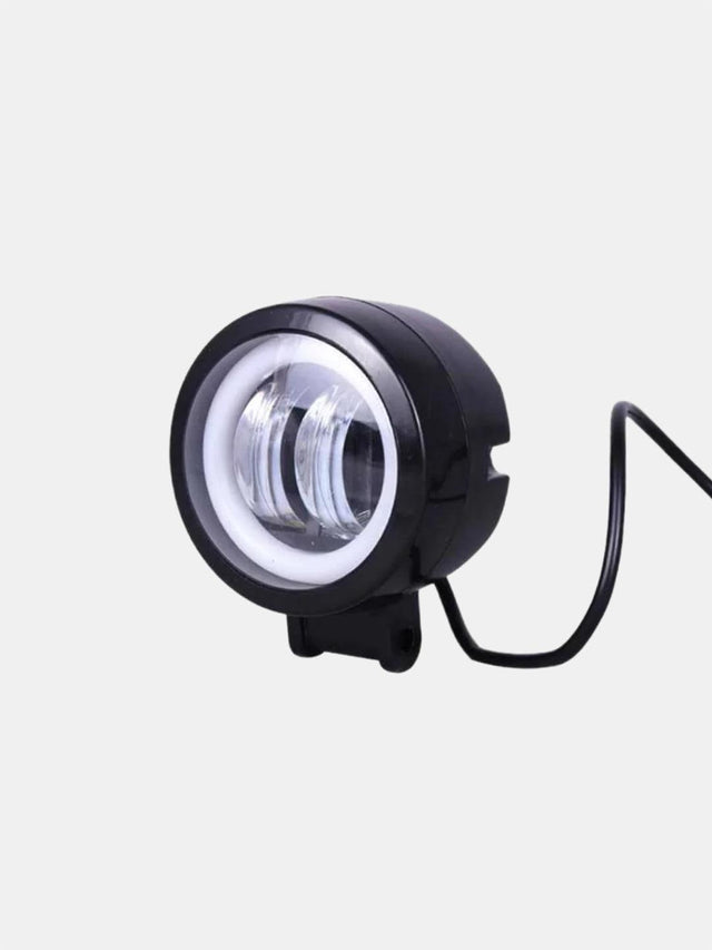 Normal Harley Round Fog Light With Ring - Moto Modz