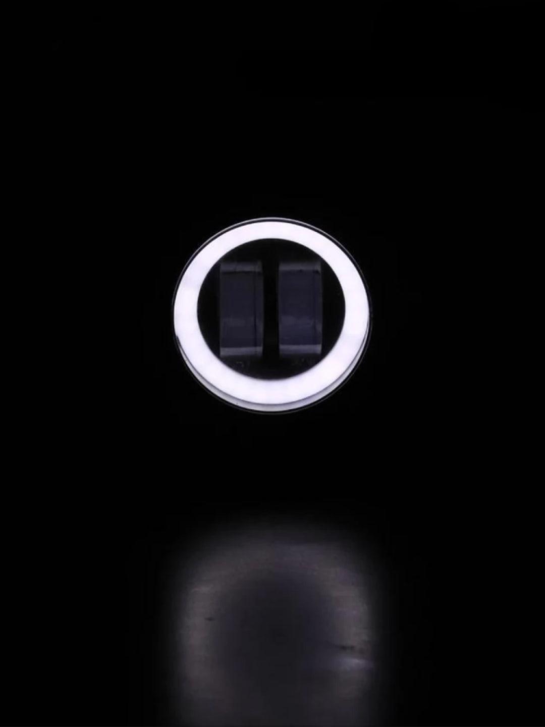 Normal Harley Round Fog Light With Ring - Moto Modz