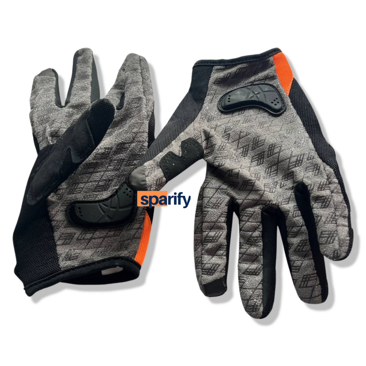 LGP motocross riding gloves | Black (Orange)