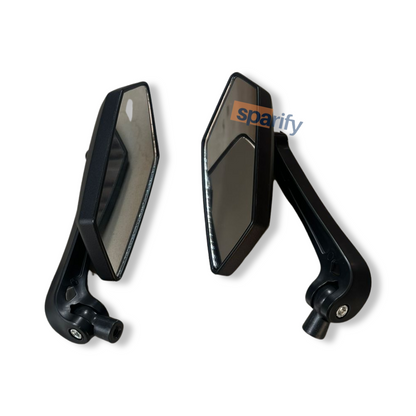 Koso Motorcycle Universal Rear View Side Mirror (Pair - Right, Left)