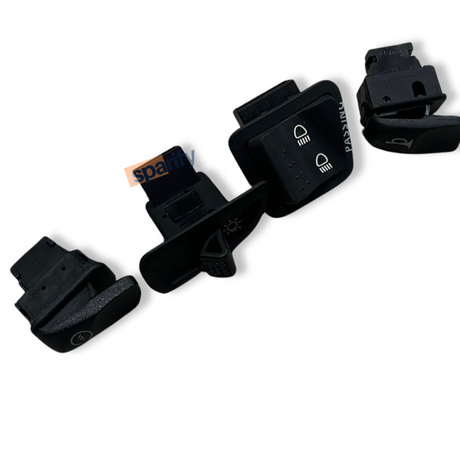 MODULAR SWITCHES FOR APRILLIA SET OF - 4 (HORN , SELF START,PASSING LIGHT SWITCH,INDICATOR SWITCH)