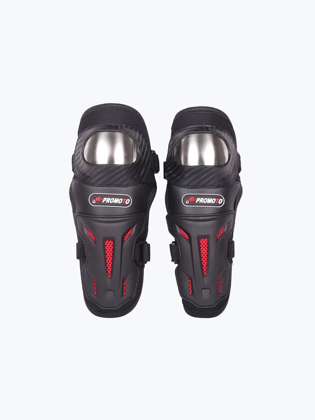 Promoto Kneeguard BSD-1009 Red Black - Moto Modz