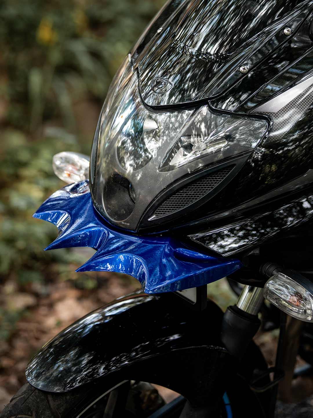 PULSAR 220 WINGLET WITH PAINT BLUE - Moto Modz