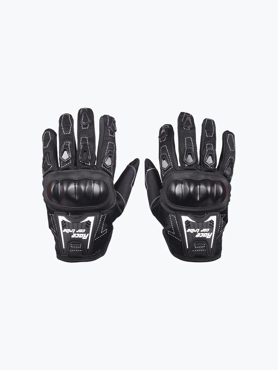 Race Car Tribe Gloves Premium Black - Moto Modz