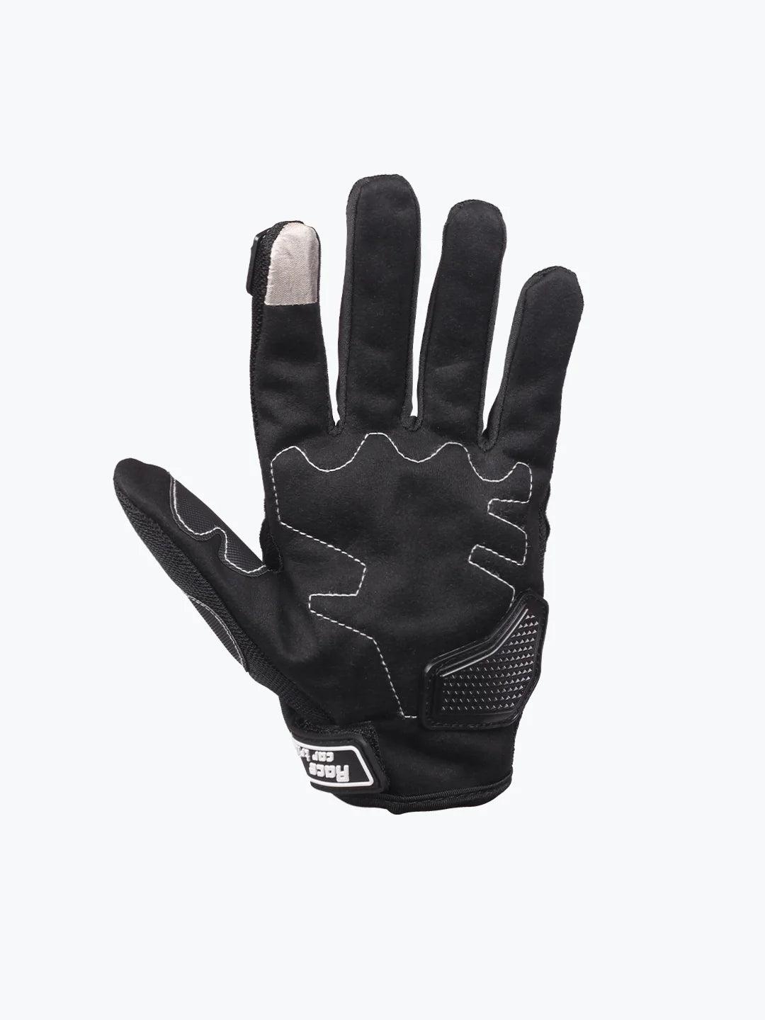 Race Car Tribe Gloves Premium Black - Moto Modz