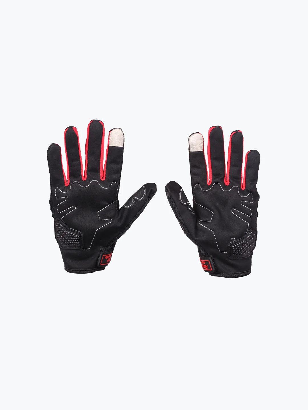 Race Car Tribe Gloves Premium Red - Moto Modz