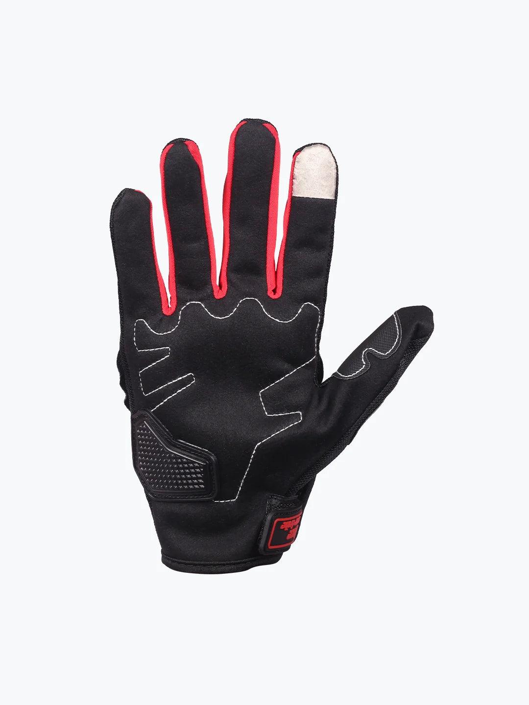 Race Car Tribe Gloves Premium Red - Moto Modz