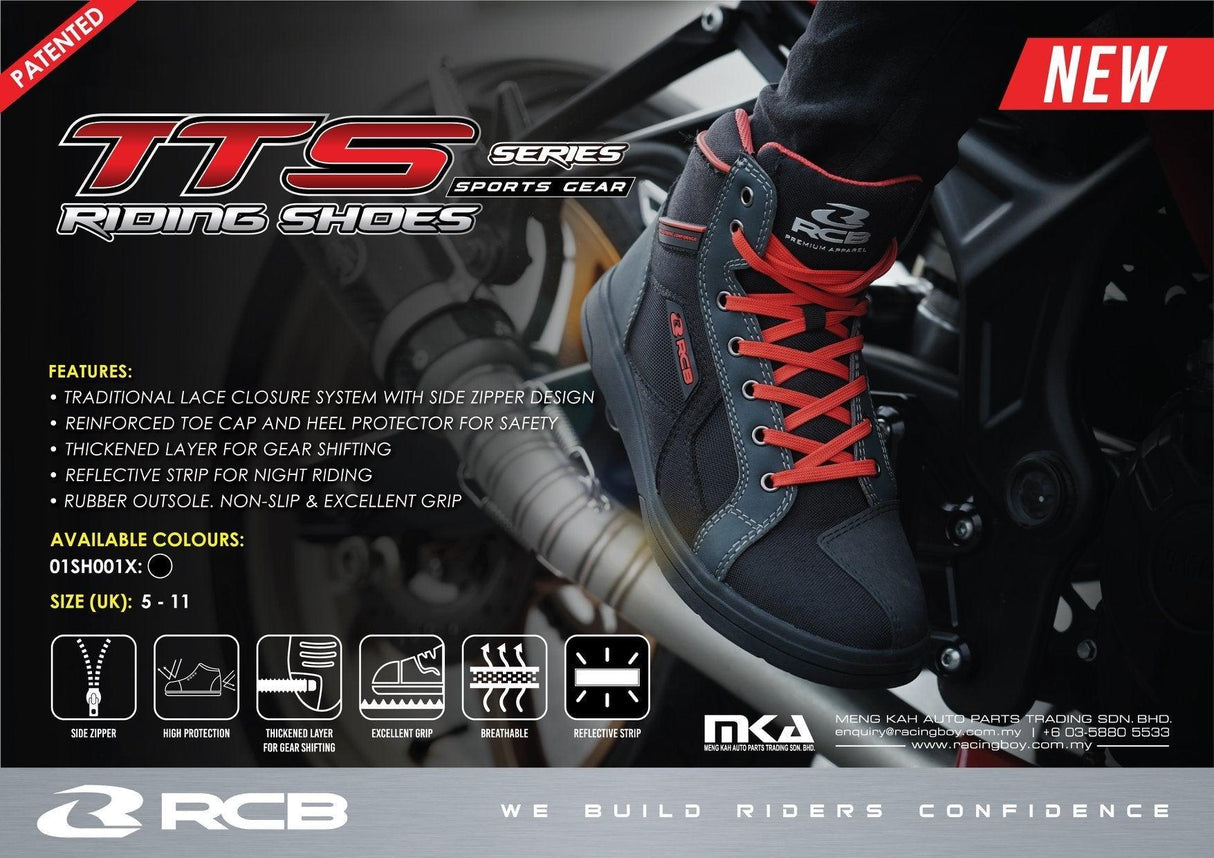 RCB - Limited Edition Premium Riding Shoes - Moto Modz