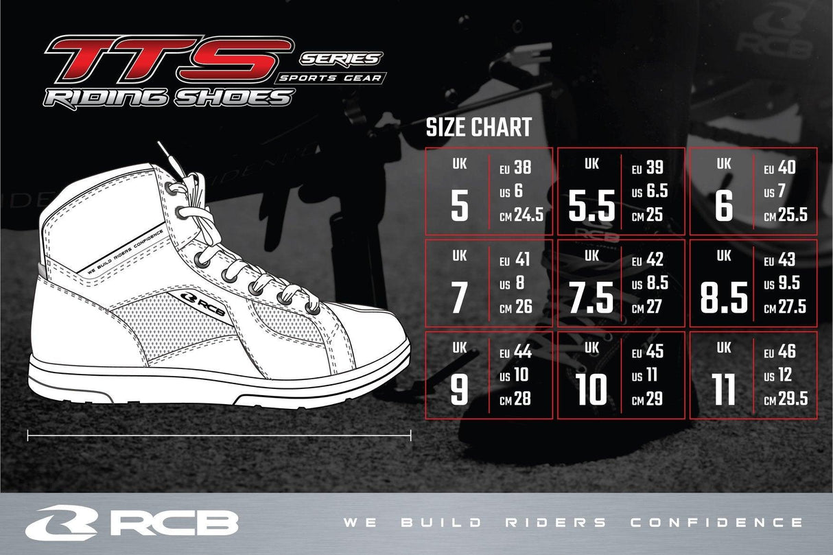 RCB - Limited Edition Premium Riding Shoes - Moto Modz