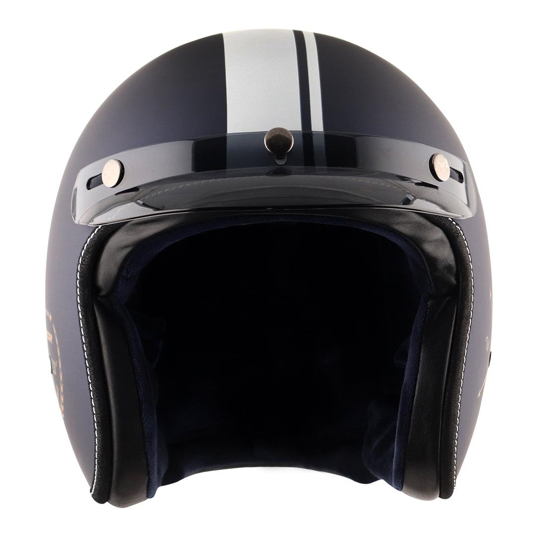 Retro Jet Euro Globe Helmet - Moto Modz