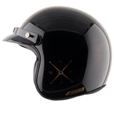 Retro Jet Euro Globe Helmet - Moto Modz