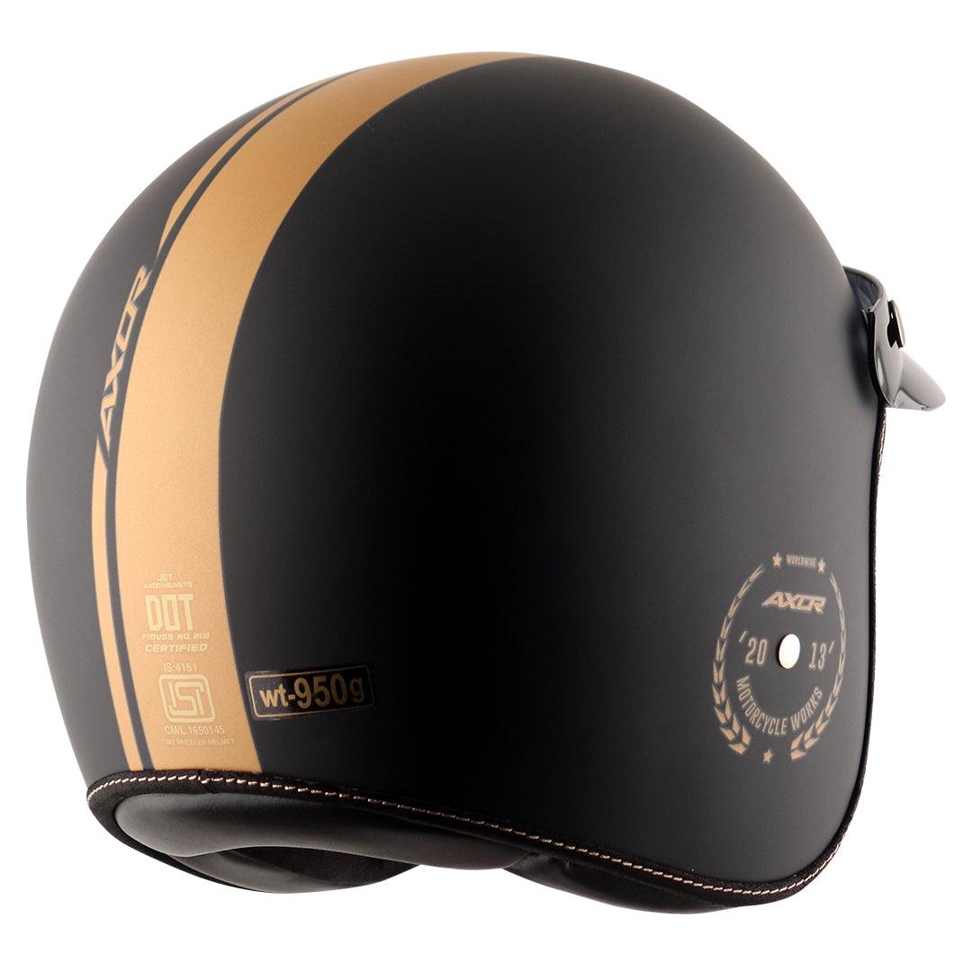 Retro Jet Euro Globe Helmet - Moto Modz