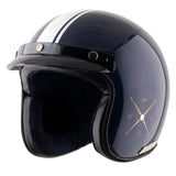 Retro Jet Euro Globe Helmet - Moto Modz