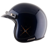 Retro Jet Euro Globe Helmet - Moto Modz