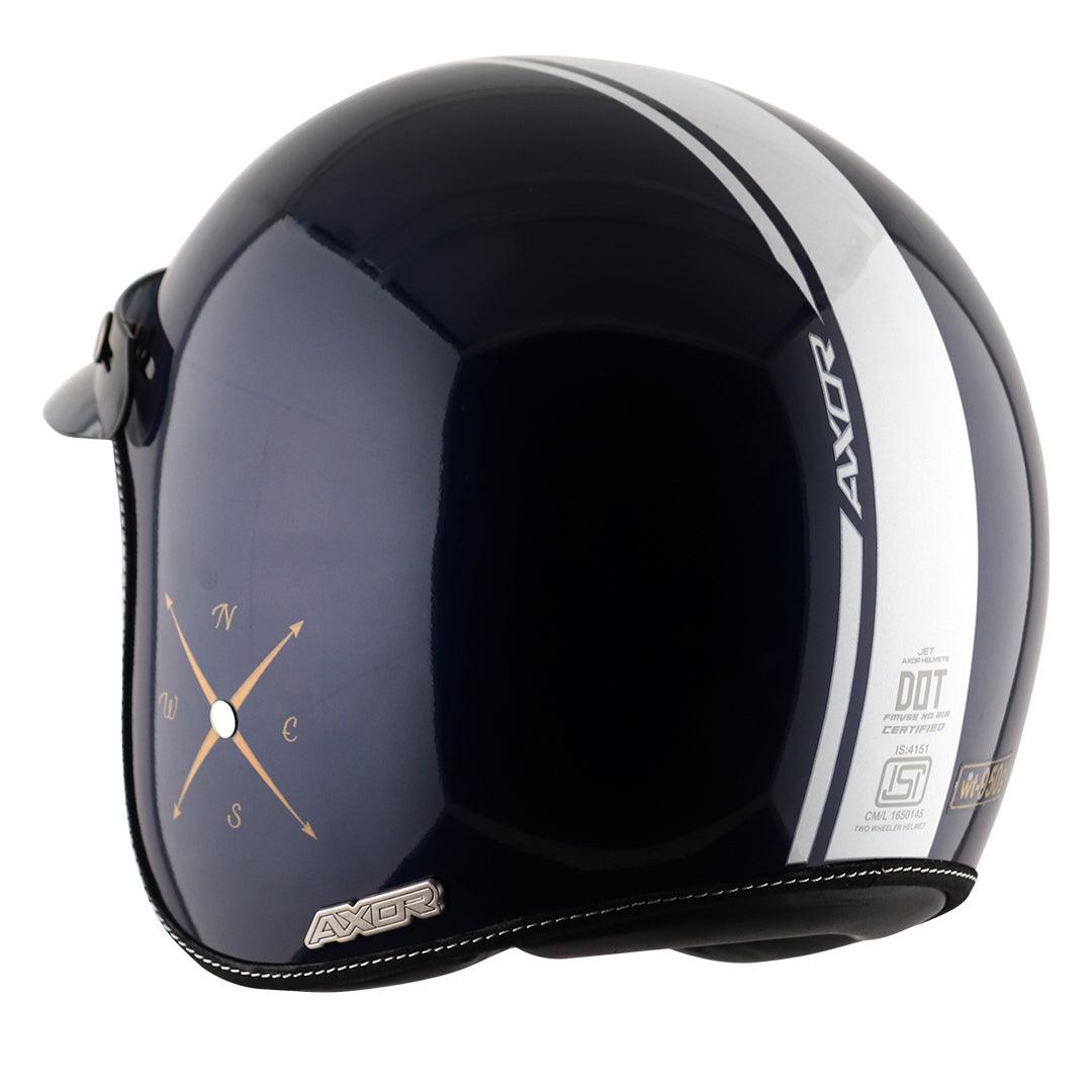 Retro Jet Euro Globe Helmet - Moto Modz