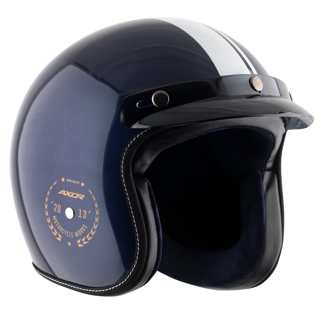 Retro Jet Euro Globe Helmet - Moto Modz