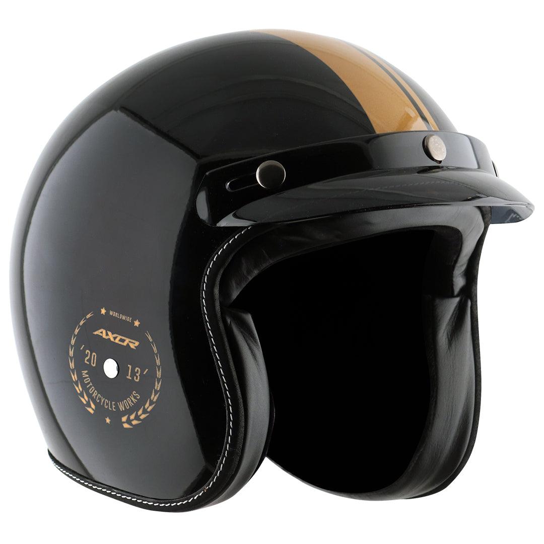 Retro Jet Euro Globe Helmet - Moto Modz