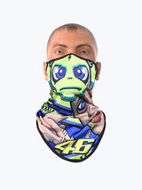 Riding face Mask 46 Flu Yellow Blue - Moto Modz