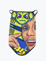 Riding face Mask 46 Flu Yellow Blue - Moto Modz