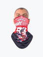 Riding face Mask 93 Black Red - Moto Modz