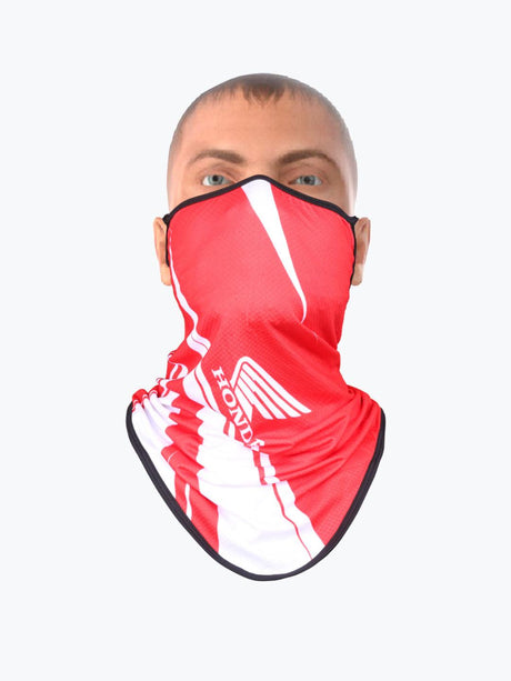 Riding face Mask Red White - Moto Modz