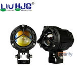 HJG Mercedes Y Lens Ultra Wide Dual Intensity LED Driving Fog Lights White/Yellow 40W (set of 2) for all motorcycles/scooter/cars