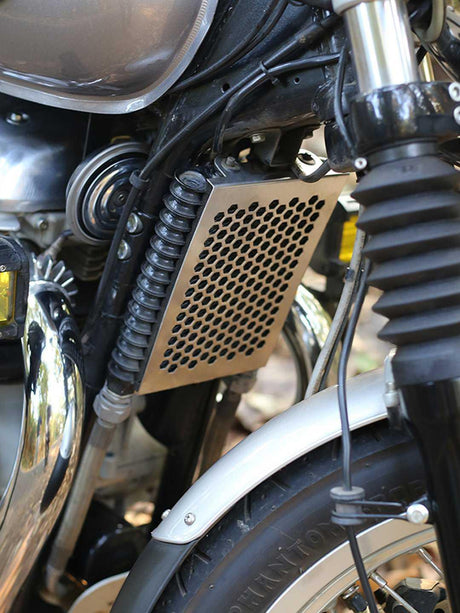 Royal Enfield Interceptor & Continental GT Hexagon Radiator Grill - Moto Modz