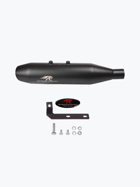 RRP Hunter 350 Matte Black Rumbler Max Exhaust - Moto Modz