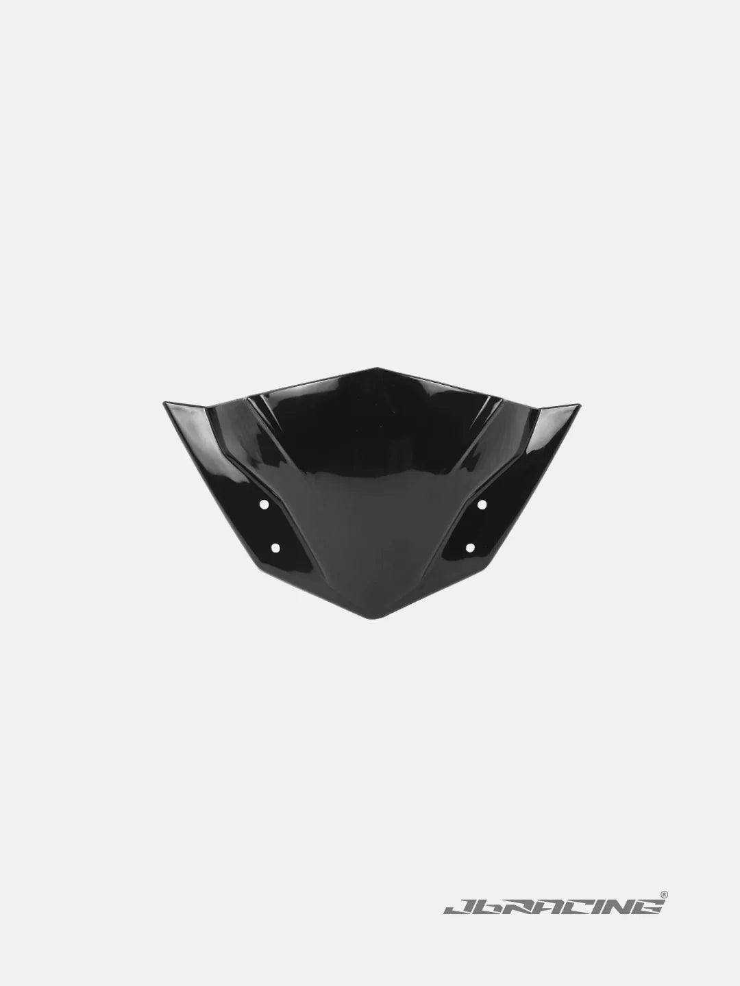 Scooty Visor Glossy Black - Moto Modz