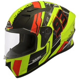 SMK HELMET - STELLAR 93 SWANK FLUORESCENT YELLOW (GL 423) HELMET (matt) - Moto Modz