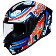 SMK HELMETS - Stellar Graffiti Black Red Orange Gloss (GL237) Helmet - Moto Modz