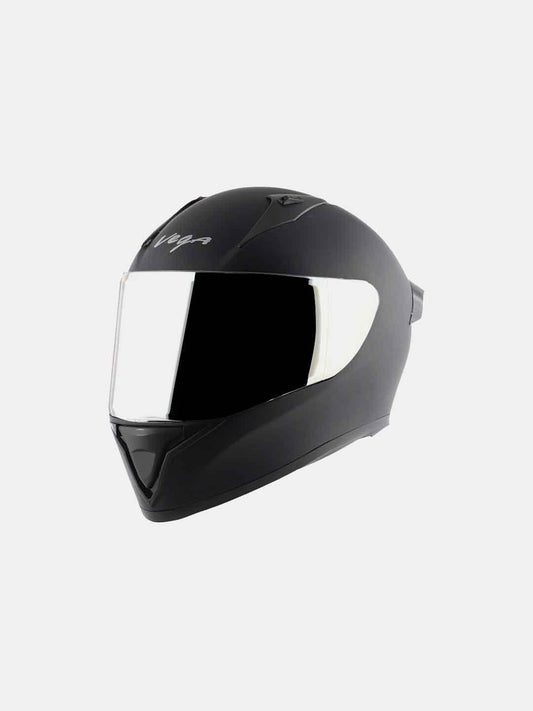 Vega Bolt Dull Black Full Face Helmet - Moto Modz